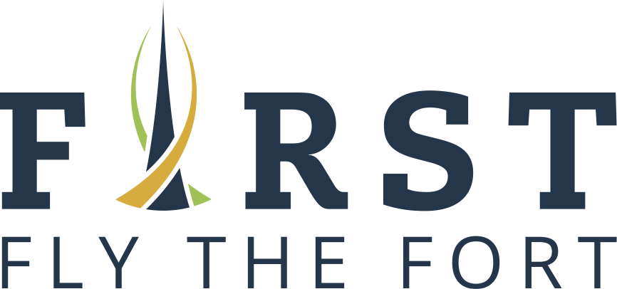 First Fly The Fort Logo